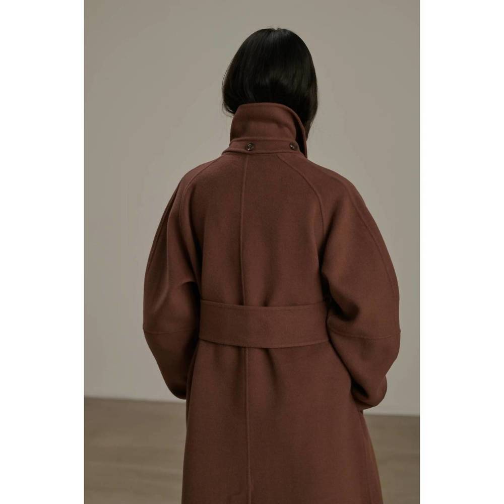 NEW SOEUR chambery coat in rose brown - Picture 4 of 4